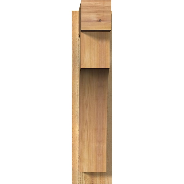 Westlake Block Rough Sawn Outlooker, Western Red Cedar, 6W X 18D X 26H